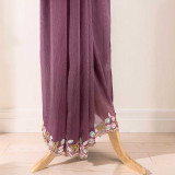 Purple Zomato Silk Saree with Intricate Pote & Sitara Design SR-1407