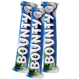 Bounty 57g X 3 Chocolate Bars (Coconut Covered Milk Chocolate)