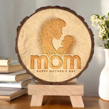 Personalized Wooden Plaque for Mother’s Day with Photo & Message DKG-232