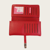 Fashion-Forward Red Bi-Fold Wallet for Ladies BG-1554