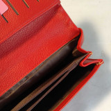 Fashion-Forward Red Bi-Fold Wallet for Ladies BG-1554