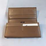 Classic Light Brown Women’s Bi-Fold PU Leather Purse