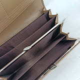 Classic Light Brown Women’s Bi-Fold PU Leather Purse