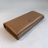 Classic Light Brown Women’s Bi-Fold PU Leather Purse