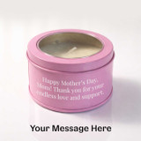 Personalized Pink Candle with Heartfelt Message for Mom DKG-239