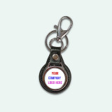 Personalized Company Logo Printed Keyring DKG-275