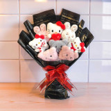 Adorable Hello Kitty & Animal Keychain Gift Set DKG-277