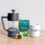 Premium Gift Hamper – Tea, Mug, Candle & French Press for Mom DKG-290