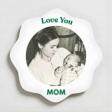 Custom Photo Star Magnet  Love You Mom Gift