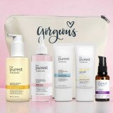 Ultimate Skin Care Kit In Pouch – Cleanser, Toner, Retinol & SPF SK-2334