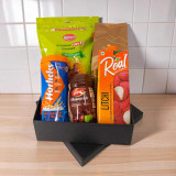 Premium Health & Snack Gift Hamper in Elegant Black Box DKG-367