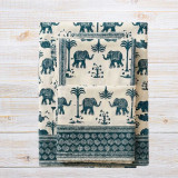 Elephant Printed Queen Size Bed Sheet Set  BSC-20
