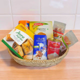 Food Gift Basket with Horlicks & White Rasbhari JNK-6875