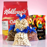 Healthy Sugar-Free Oats, Nuts & Tea Hamper DKG-434