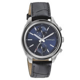 Titan Blue Dial Analog Watch for Men (1733KL01)