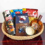 Celebration Hamper with Snacks, Chocolates & Fragrant Candle DKG-454