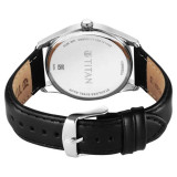 Titan Neo Roman Rose Gold Dial Men’s Leather Watch 10063SL01