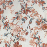 Floral Embroidered Brown Kurta Set with Pote & Pearl Detailing