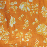 Vibrant Orange Unstitched Kurta Set with  Pote Embroidered Work KRT-1334