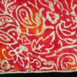 Elegant Red & Orange Blend Unstitched Cotton Kurta Set KRT-1366