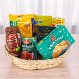 Traditional Sweets with Organic Tea Basket AM-46