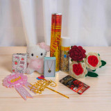 Birthday Gift Set with Necklace, Keychains & Party Essentials SK-2382