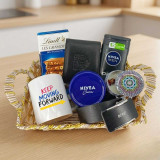 Stylish Gift Set for Him with Nivea Care & Lindt Chocolate SK-2404