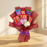 Charming Carnation & Chocolate Surprise Gift Set DKG-679