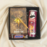 Personalized Pen & Book Lover’s Gift Box With Snacks