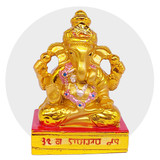 Ganesh Statue, Chocolates, Rasgulla With Rakhi