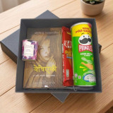Novel Book Gift Set with Candle & Snacks JNK-6998