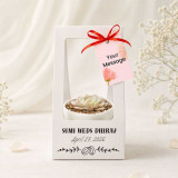 Wedding Gift Succulent Plant in Pot with Personalized Couple Names & Message JNK-7010