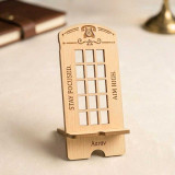 Stay Focused Aim High Personalized Wooden Mobile Stand SK-2536