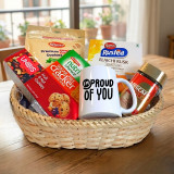 Nutri Choice Crackers & Cookies Combo with Inspirational Mug Hamper