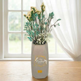 Timeless Green & White Dried Bloom Vase SK-2571