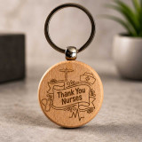 Nurse Day Appreciation Wooden Keychain SK-2611