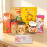 International Mother's Day Snacks Gift Combo with Horlicks, Real Juice & Dry Nuts JNK-7068
