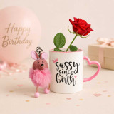 Cute & Sassy Gift Combo with Rose and Mug DKG-726