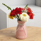Vibrant Mixed Gerbera Vase Delight DKG-744