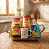 Wellness & Healthy Delight Gift Basket with Premium Snacks SK-2717