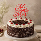 Mr & Mrs Acrylic Cake Topper DKG-766