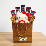 Cute Keychain & Chocolates Combo Bag JNK-7208