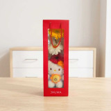 Fresh Mix Gerbera with Hello Kitty Keychain in Personalized Gift Bag SK-2797