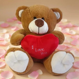 Teddy with Chocolates, Balloon & Flowers Gift Box JNK-7212
