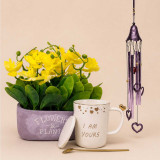 I am Yours Mug, Flower Vase & Chime Gift Set DKG-784