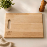 Mom's Love Wooden Chopping Board- A3 Size