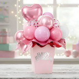 Pink Bloom Balloon Bouquet Decoration Set - 31 Pcs