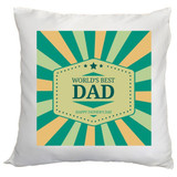 World's Best Dad Printed Cushion