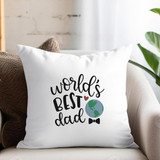 World's Best Dad Printed Cushion