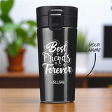 Personalized Friendship Gift Set with Rose & Custom Bottle SK-2879